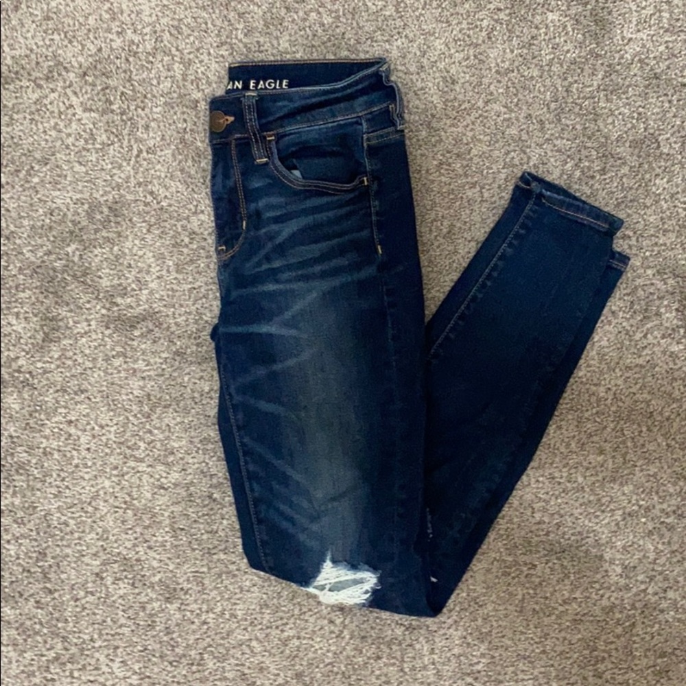 American Eagle Next Level Stretch Ripped Jegging